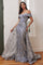 LaDivine J836 Long Off Shoulder Evening Gown