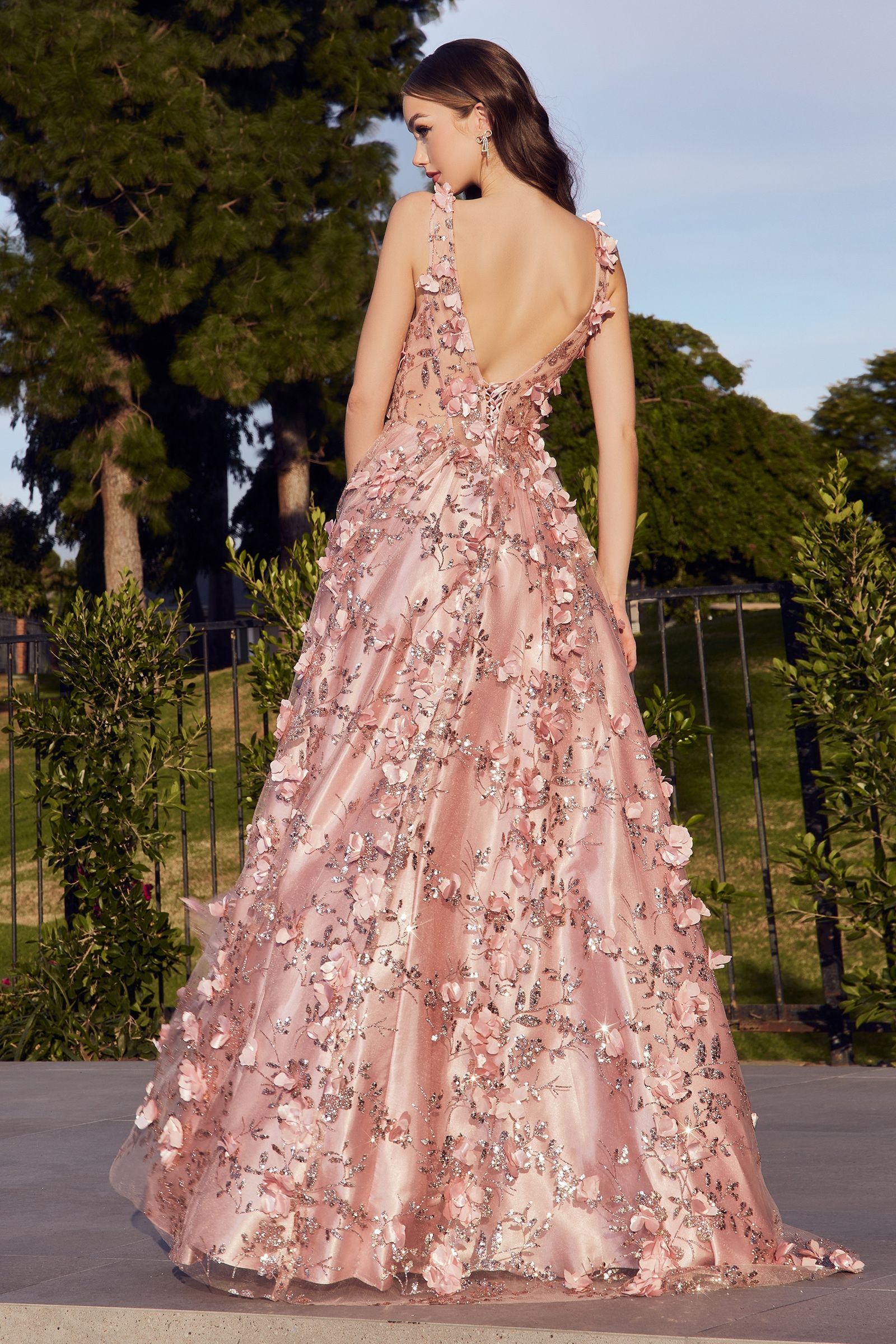 LaDivine J838 Prom Dress Evening Ball Gown