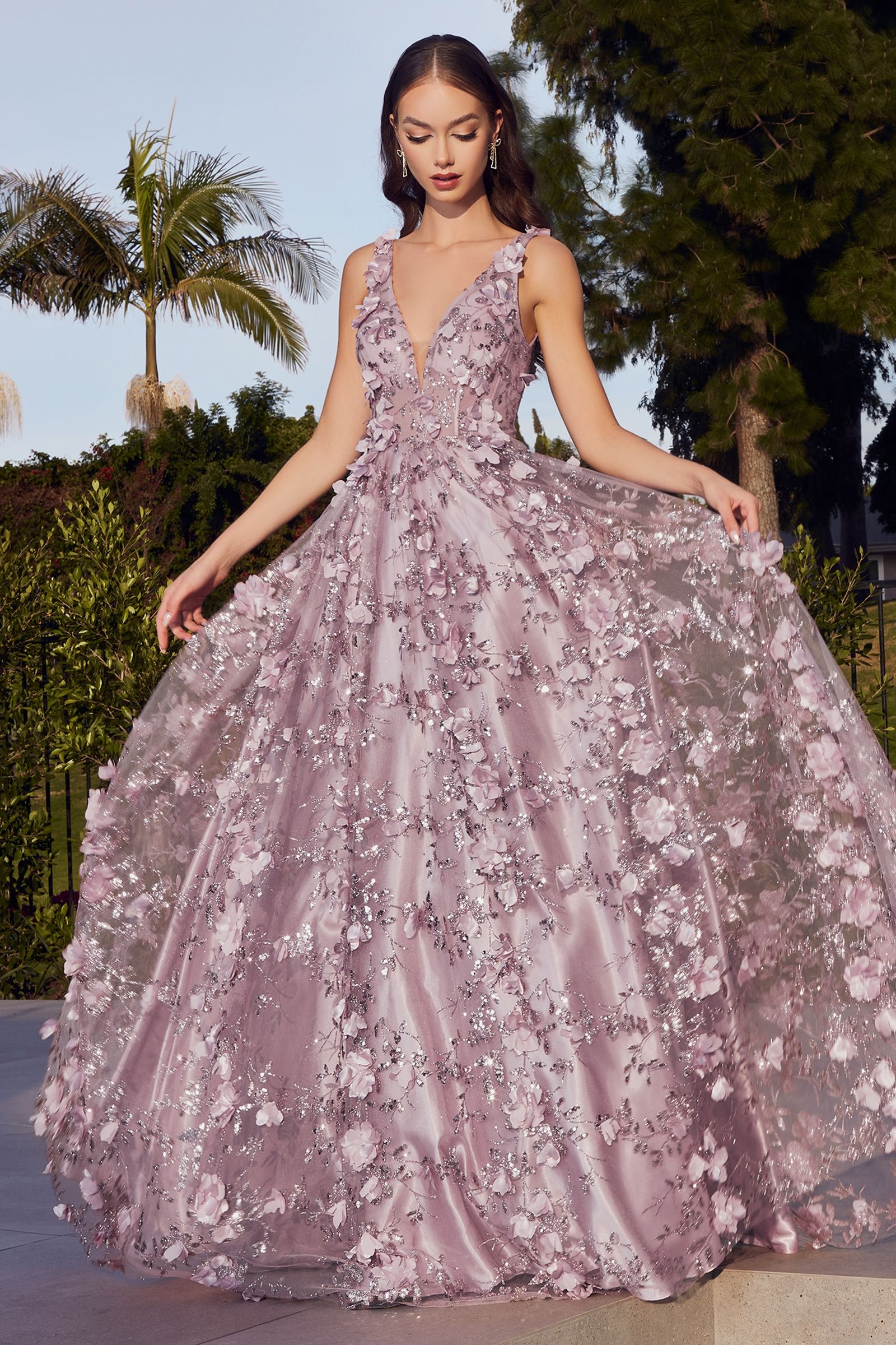 LaDivine J838 Prom Dress Evening Ball Gown