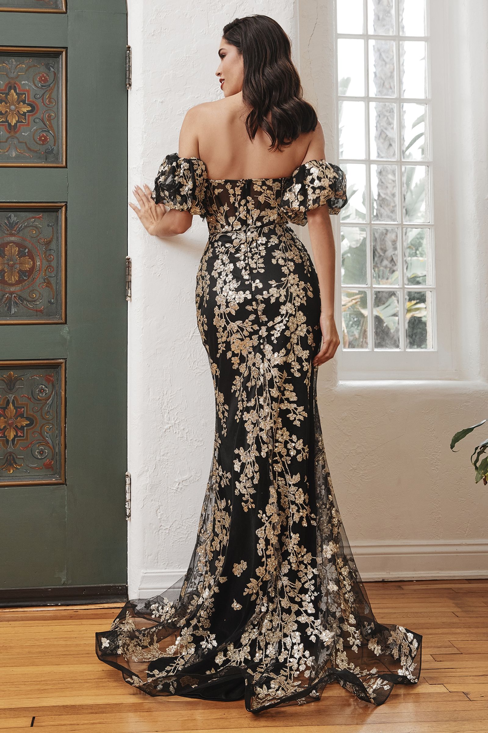 LaDivine J844 Long Formal Evening Gown