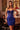 Cocktail Dresses Glitter Fitted Short Cocktail Mini Dress Royal