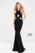 Jovani Halter Fitted Mermaid Dress 41543 - The Dress Outlet