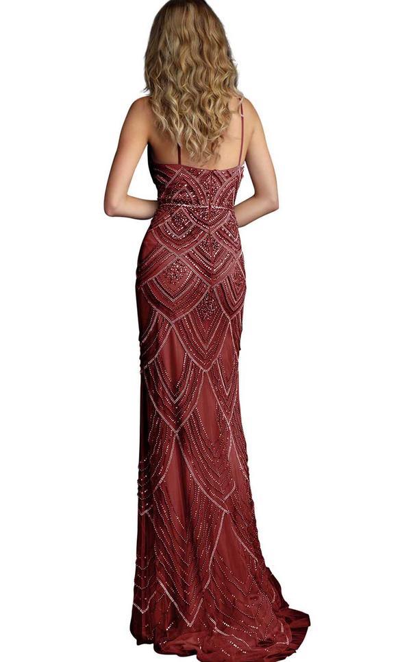 Jovani Long Fitted Sequin Prom Dress 60653 - The Dress Outlet