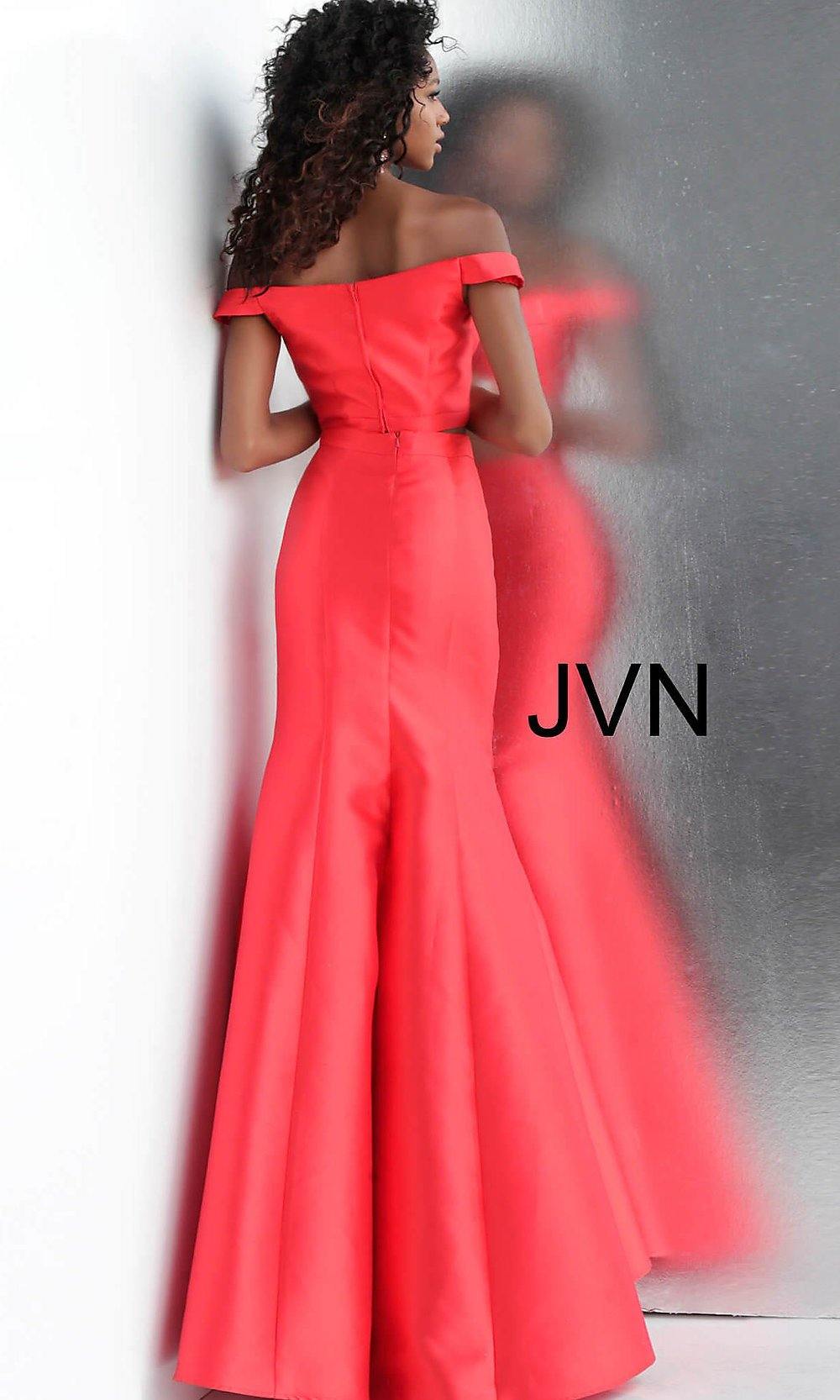 Jovani Two Piece Fitted Prom Dress JVN58068 - The Dress Outlet
