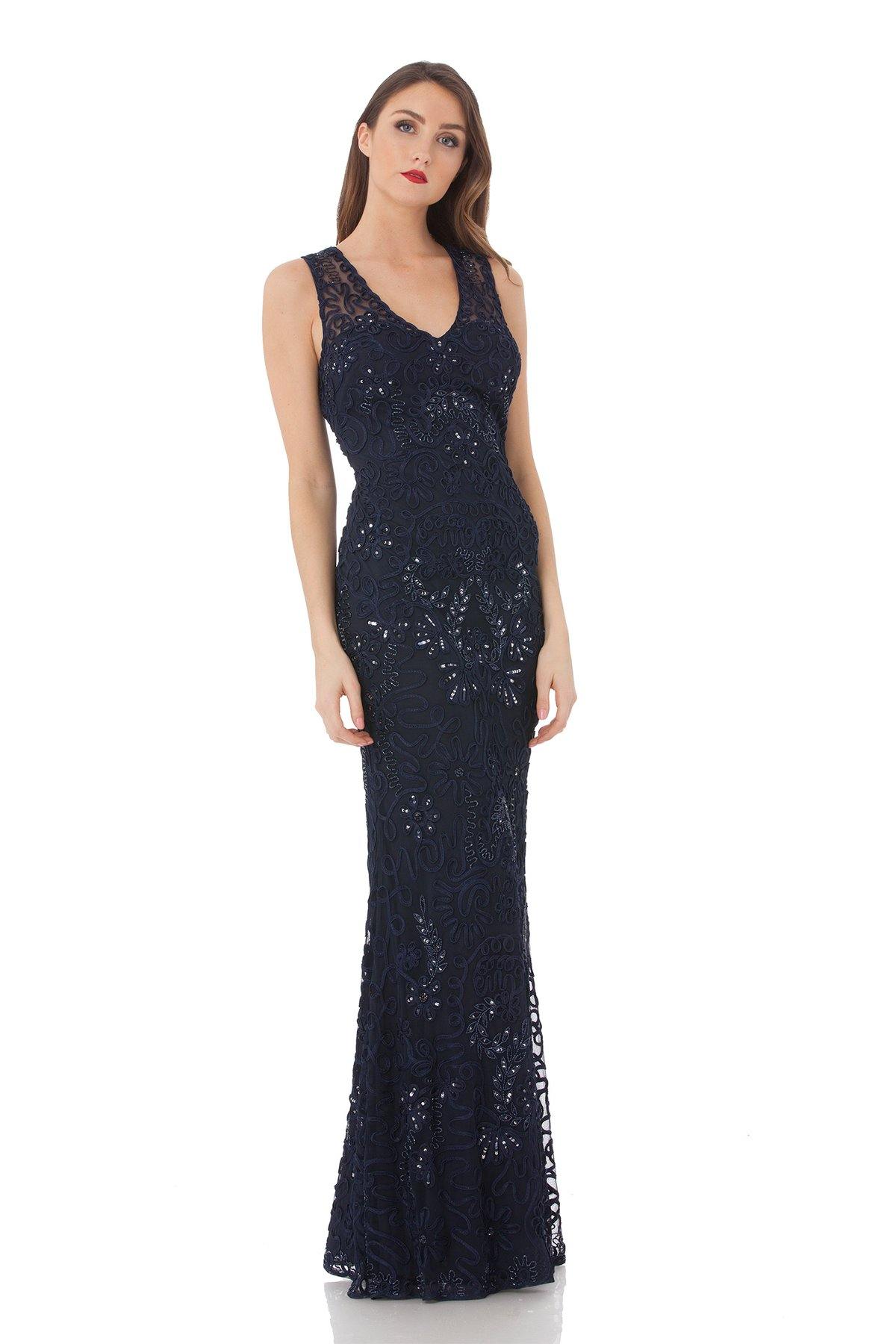 JS Collections Long Formal Evening Dress 866348 - The Dress Outlet