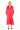 Cocktail Dresses Long Sleeve Satin V Neck Maxi Dress Red