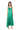 Cocktail Dresses Pleated Cowl Neck Spaghetti Strap Satin Dress Green