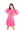 Cocktail Dresses Short Puff Shoulder Cutout Mini Dress Fuchsia