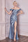 LaDivine KV1056 Long Off Shoulder Sexy Prom Dress