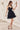 Cocktail Dresses Short Glitter Cocktail Printed A Line Dress Black