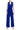 Jumpsuit  Long Formal Collared Tie Waist Jumpsuit Cobalt