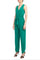 Jumpsuit Long Formal Tie Waist Jumpsuit Kelly Green