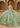 Quinceniera Dresses Long Glitter Ball Gown Lace Quinceanera Dress Sage
