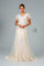 Layered Embroidered A-Line Long Prom Dress - The Dress Outlet Gloria