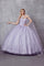 Long Ball Gown Strapless Quinceanera Cape Dress - The Dress Outlet