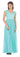 Long Cap Sleeve Mother of the Bride Formal Dress - The Dress Outlet