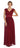 Long Cap Sleeve Mother of the Bride Formal Dress - The Dress Outlet