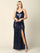 Long Formal Spaghetti Strap Fitted Evening Dress - The Dress Outlet