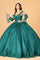 Long Off Shoulder Ball Gown Quinceanera Dress - The Dress Outlet