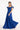 Long Off Shoulder Formal Chiffon Prom Gown Royal