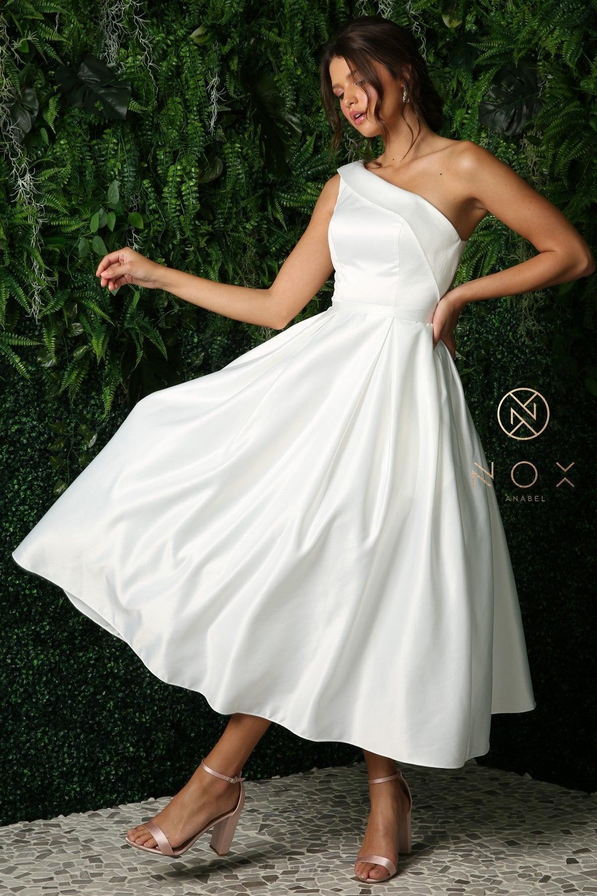 Long One Shoulder Formal Dress Sale - The Dress Outlet