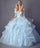 Long Quinceanera Off Shoulder Glitter Ball Gown - The Dress Outlet