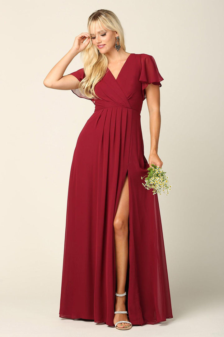 rose gold dresses for mother of the bride Cap Sleeves Embroidered Long Mot K-POP K-DRAMA Dress To Size:3 years (98 cm) her