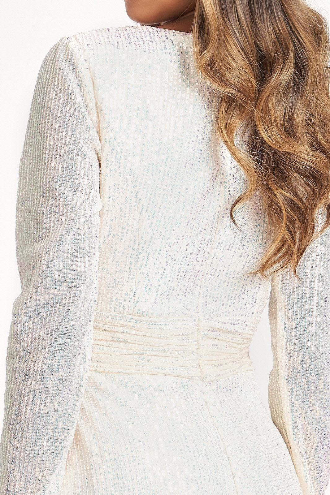 Long Sleeve Formal Mermaid Evening Dress - The Dress Outlet