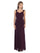 Long Sleeveless Bridesmaid Chiffon Dress - The Dress Outlet