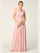 Long Sleeveless Bridesmaid Dress - The Dress Outlet