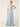 Long Spaghetti Strap Blouson Bridesmaids Dress - The Dress Outlet
