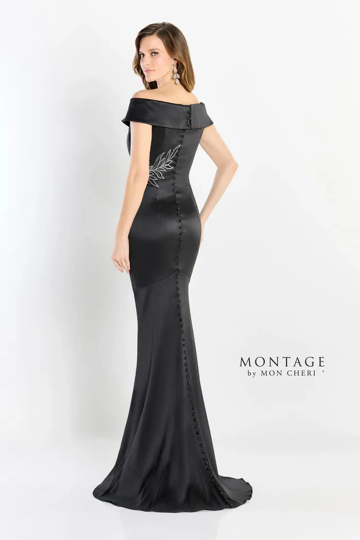 Formal Dresses Long Floral Fit Formal Evening Dress  Black