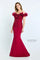 Formal Dresses Mermaid Long Formal Beaded Dress Wine