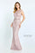 Formal Dresses Beaded Floral Long Fitted Formal Evening Dress Pink Topaz