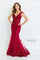 Formal Dresses Formal Beaded Long Floral Evening Dress Bordeaux