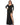 Mac Duggal Plus Size Formal Gown with V-Neckline and High Slit 67739 - The Dress Outlet