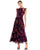 Mac Duggal Floral Print Cap Sleeve Midi Dress 2143 - The Dress Outlet