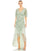 Mac Duggal High Low Short Sleeve Formal Dress 93681 - The Dress Outlet