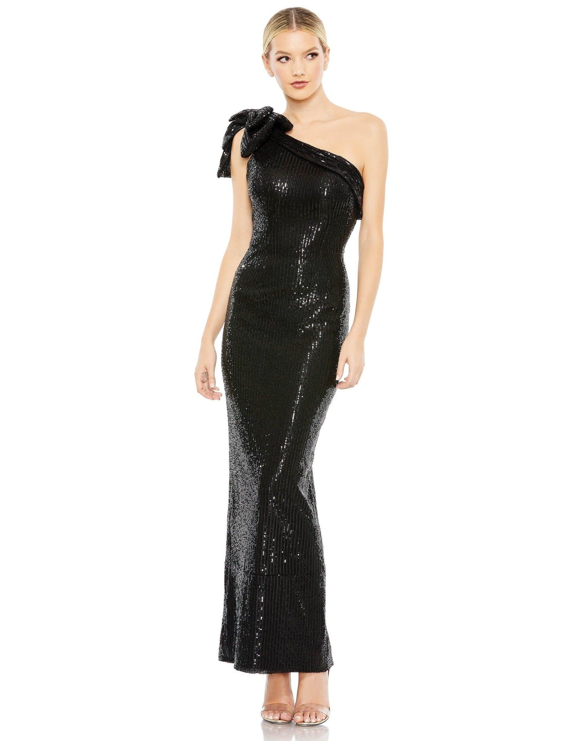 Mac Duggal Long Formal One Shoulder Prom Gown 11283 - The Dress Outlet