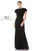 Mac Duggal Long Formal Ruffle Cap Sleeve Dress10748 - The Dress Outlet
