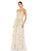 Mac Duggal Long Formal Strapless Floral Dress 5402 - The Dress Outlet