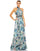 Mac Duggal Long Halter Formal Prom Dress 68089 - The Dress Outlet