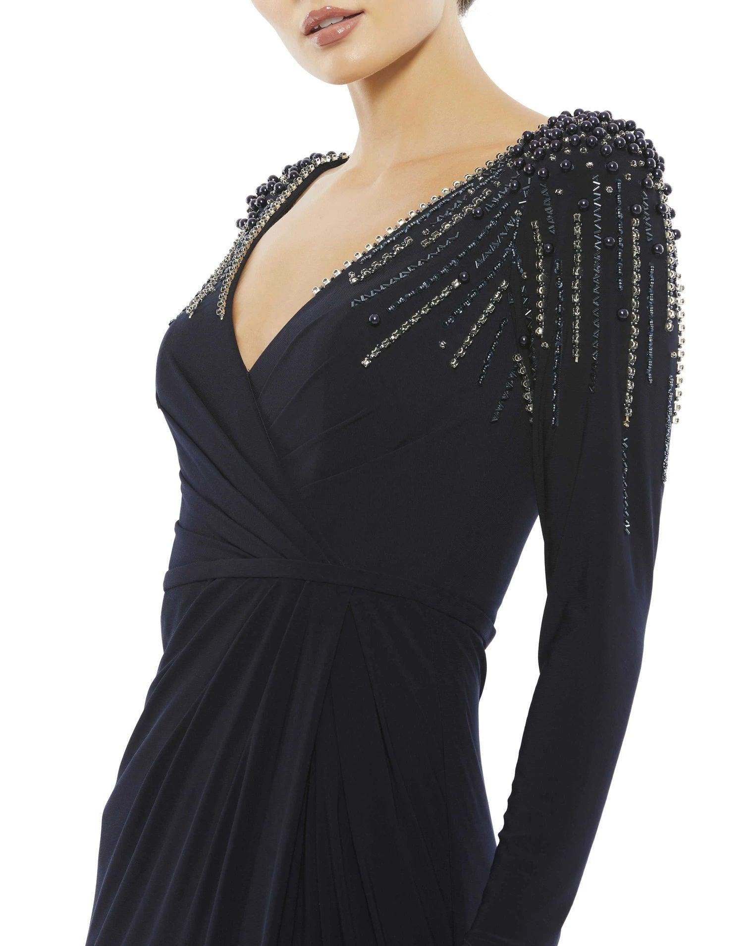 Mac Duggal Long Mother of the Bride Dress 55715 - The Dress Outlet