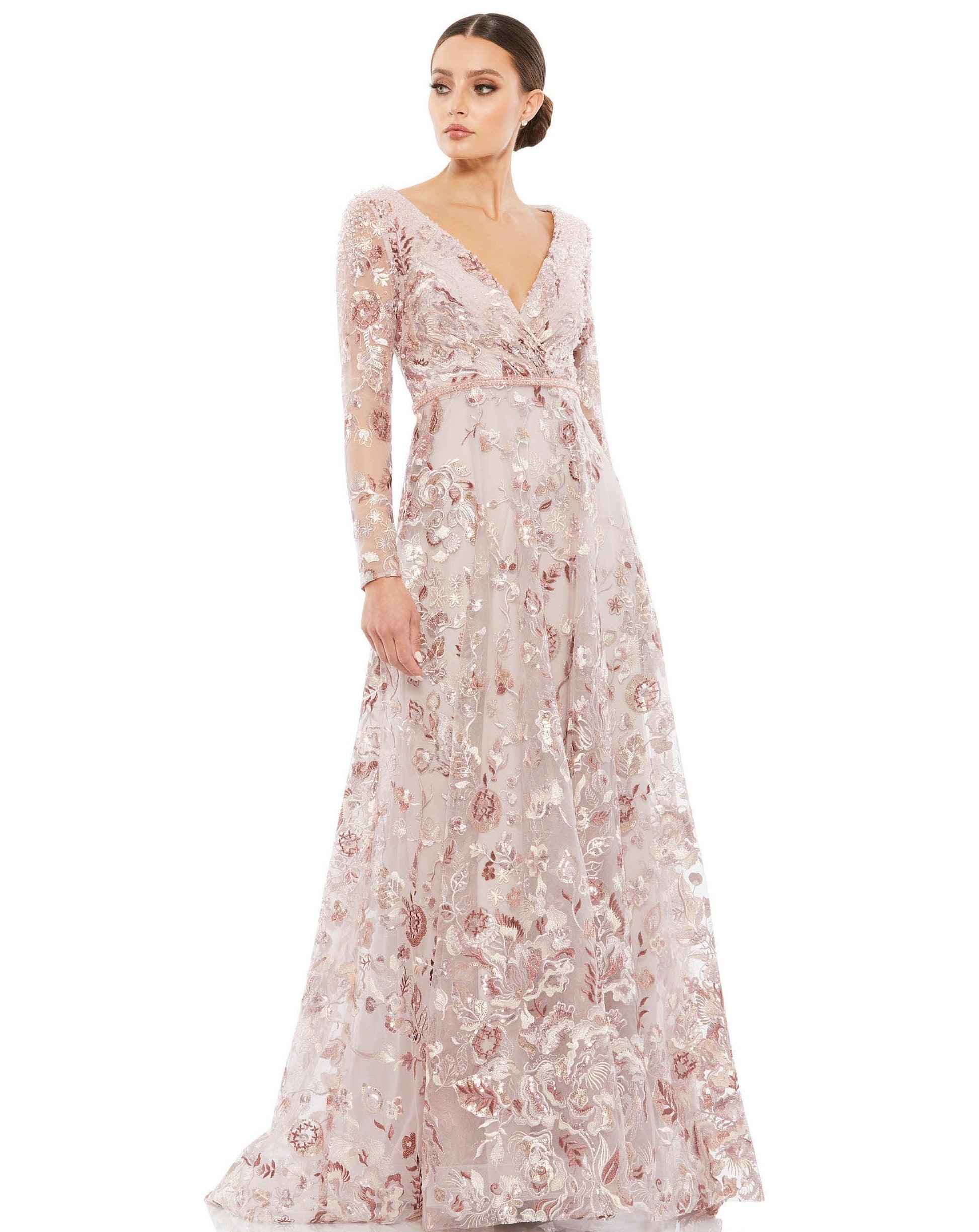 Mac Duggal Long Mother of the Bride Dress 67869 - The Dress Outlet
