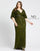 Mac Duggal Long Plus Size Cape Sleeve Dress 5335 - The Dress Outlet