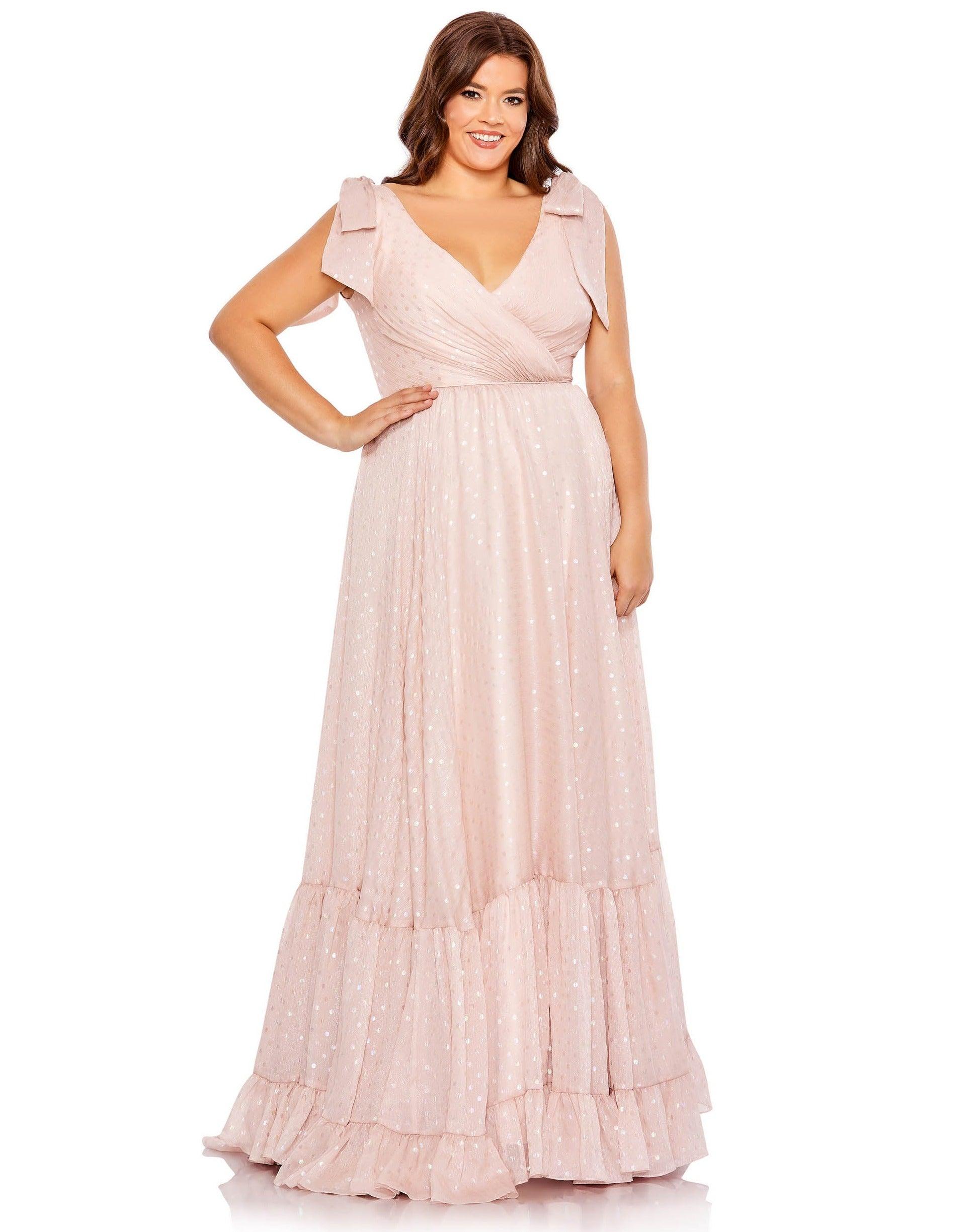 Mac Duggal Long Plus Size Formal Prom Dress 68120 - The Dress Outlet