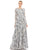 Mac Duggal Long Sleeve Floral Formal Dress 11185 - The Dress Outlet