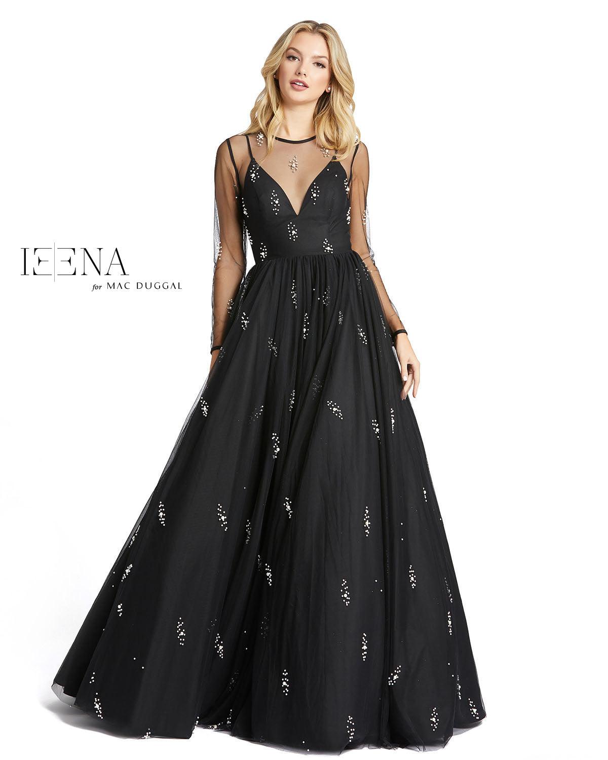 Mac Duggal Long Sleeve Prom Ball Gown 26295 Sale - The Dress Outlet