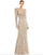 Mac Duggal Long Sleeve Sequins Formal Dress 5510 - The Dress Outlet