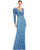 Mac Duggal Long Sleeve Sequins Formal Dress 5510 - The Dress Outlet